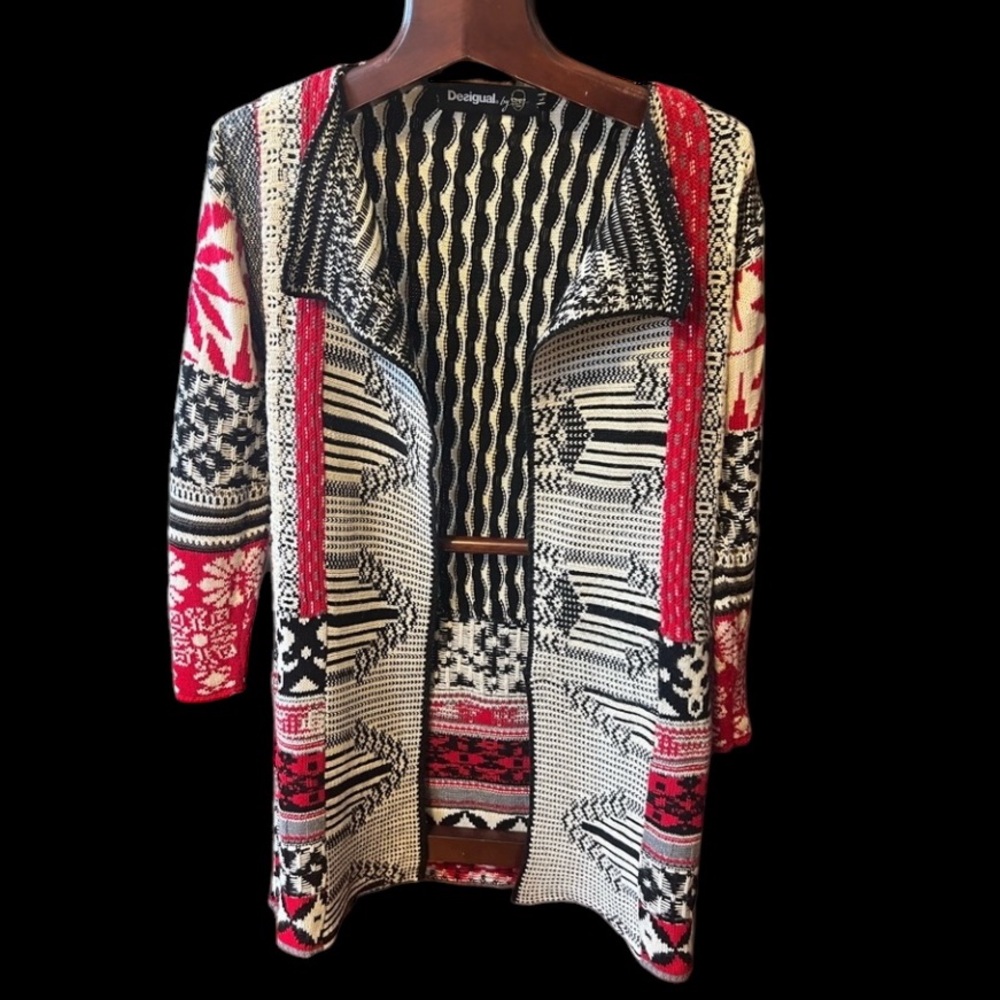 COPY - Desingual long cardigan in like new condition size L